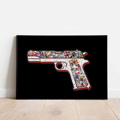 Pop Pistol Graffiti Poster (50 x 70 cm)