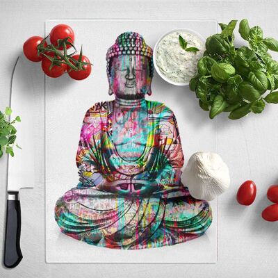 Praying Buddha Sculpture Chopping Board