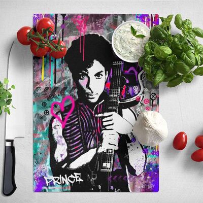 Purple Rain Prince Music Chopping Board