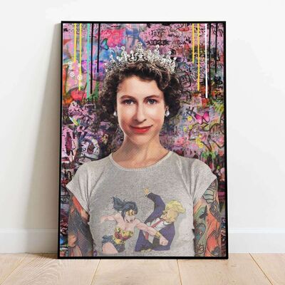 Queen E Pop Poster (50 x 70 cm)