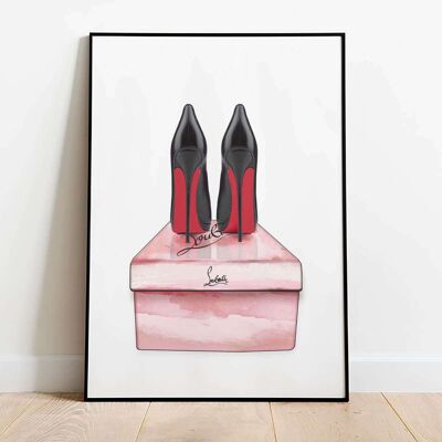 Red Soles Fashion Poster (42 x 59.4cm)