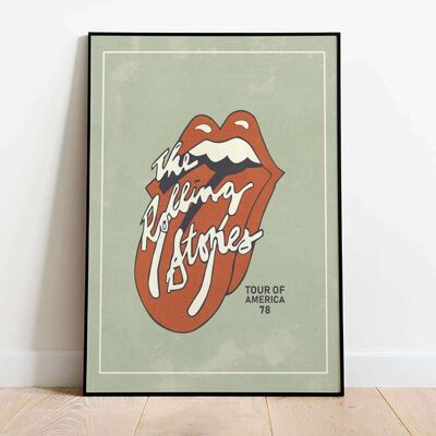 Rolling Stones Pop Iconic Poster (50 x 70 cm)