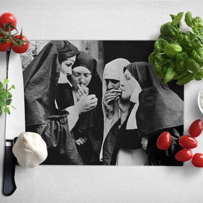 Smoking Nuns Chopping Board