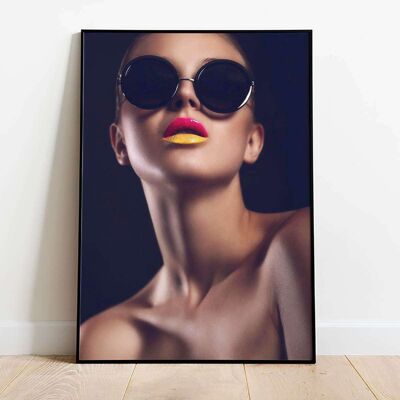 Summer Lips Fashion Poster (42 x 59.4cm)