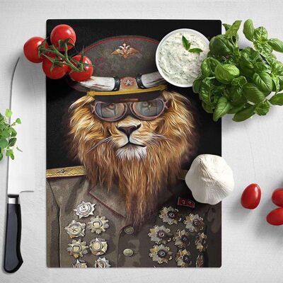 The Dictator Lion Animal Chopping Board