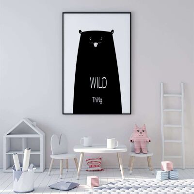 Wild Thing Nursery Poster (42 x 59.4cm)