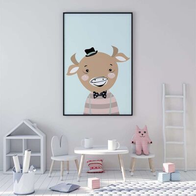 Woodland Nursery Mr Benedek Pastel Poster (50 x 70 cm)