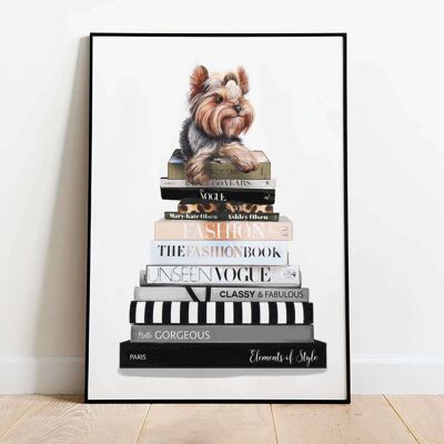 Yorkshire Terrier Dog Animal Fashion Poster (42 x 59.4cm)