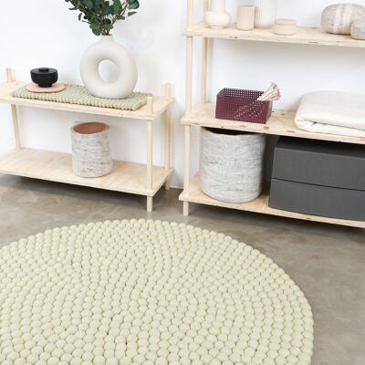 Big One vert-beige rond - 120 cm