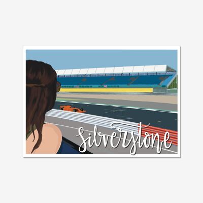 Dreaming of Silverstone Art Print | F1 Illustration