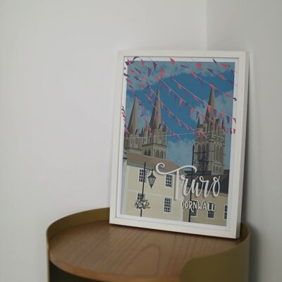 Truro Art Print | Hand lettered Illustration