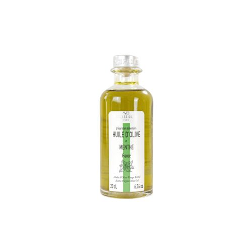 Huile d'olive parfumée à la menthe 20 cl