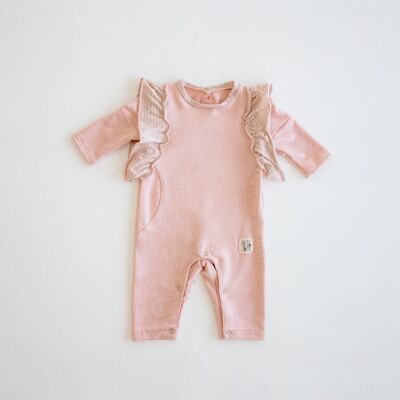JUMPSUIT WITH ALETTETUTINA WITH FLAPS 0/1 MONTHS