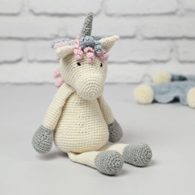 Una el Unicornio Kit de Ganchillo Fácil