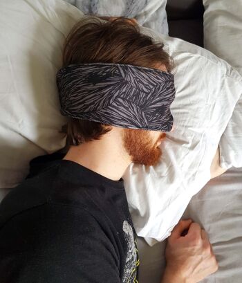 Masque de sommeil Calm Wrap noir 2