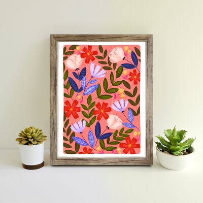 Wild Summer hand illustrated print