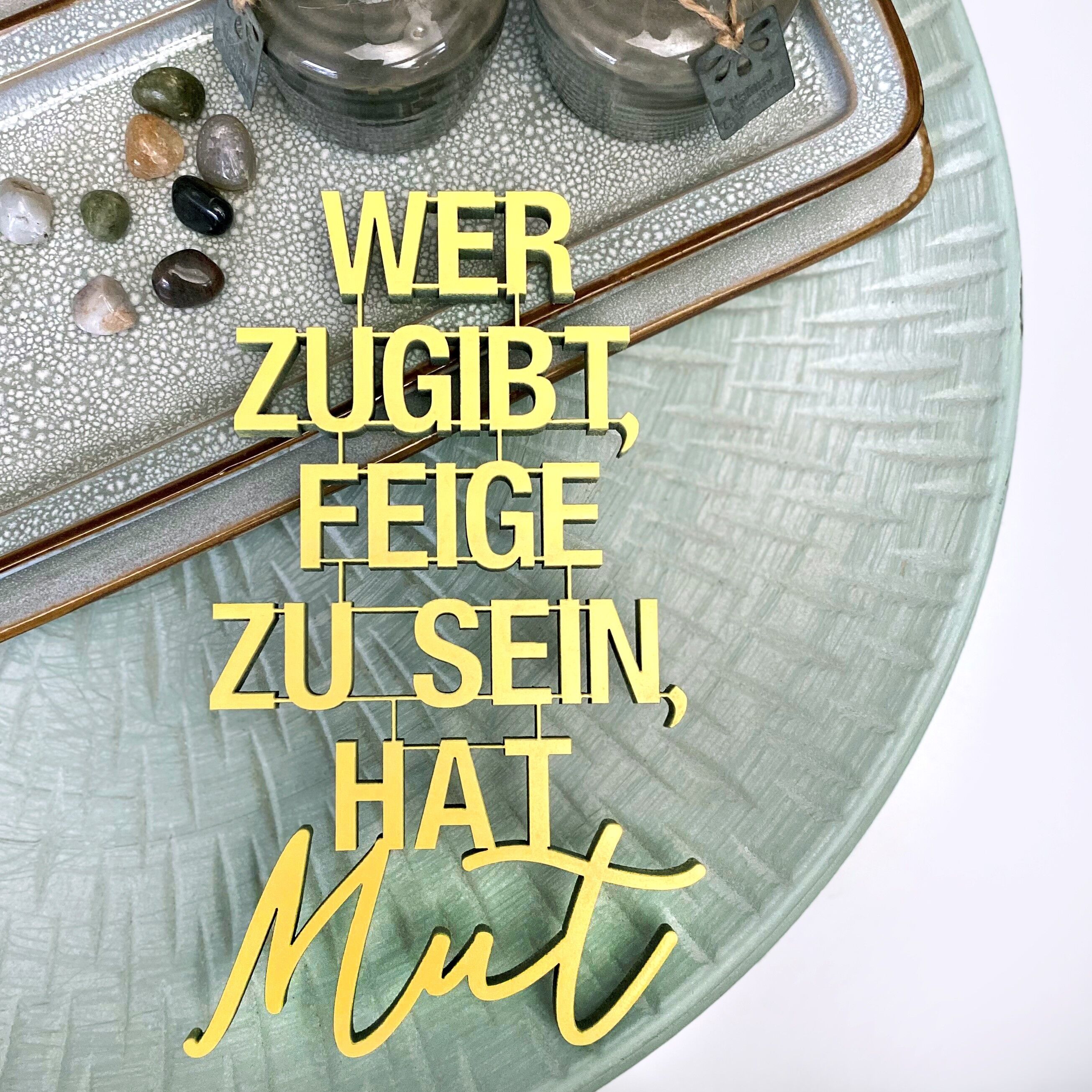 Chi ammette di essere un codardo ha coraggio - Gr. M