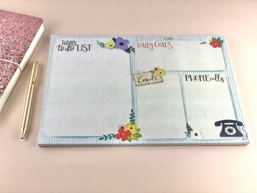 A4 Daily Planner Notepad