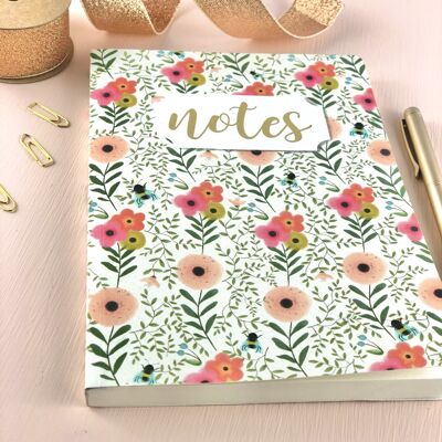 English Country Garden Notebook