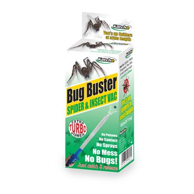 Bug Buster : Aspirateur araignées et insectes avec pile 9 V