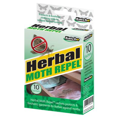 Sachets anti-mites à base de plantes 10pk