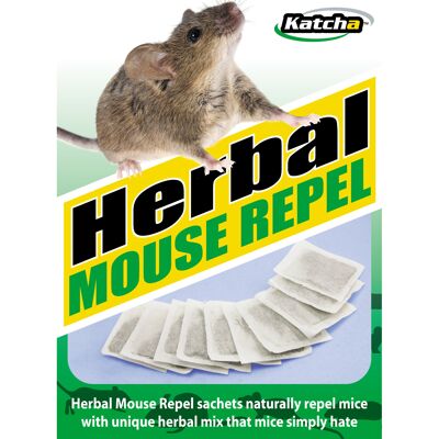 Bolsitas repelentes de ratones a base de hierbas, paquete de 10