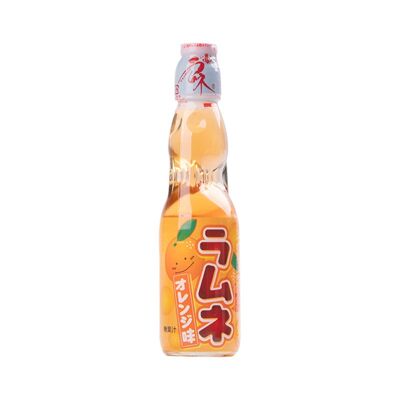 Ramune Japanese lemonade Orange flavor 200ML (HAKATOSEN)