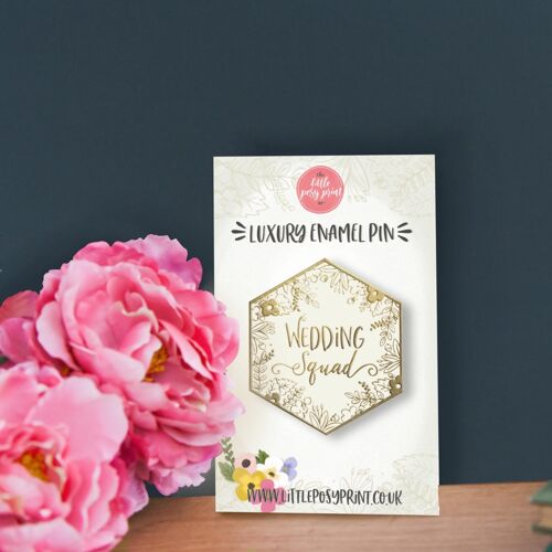 Wedding Squad Luxury Enamel Pin