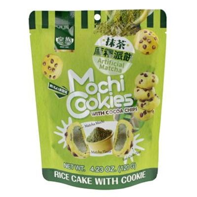 Mochi Cookies with Chocolate Chips - Matcha Chocolate 120g