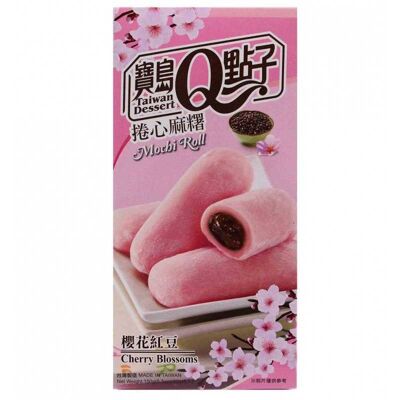 Mochi roll x5 - fiori di ciliegio e fagioli rossi 150G (TAIWAN DESSERT Q)