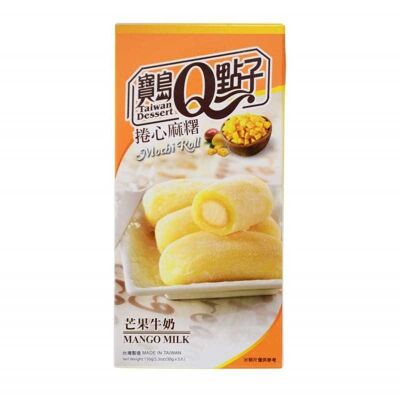Mochi Roll x5 - Mango und Milch 150G (TAIWAN DESSERT Q)