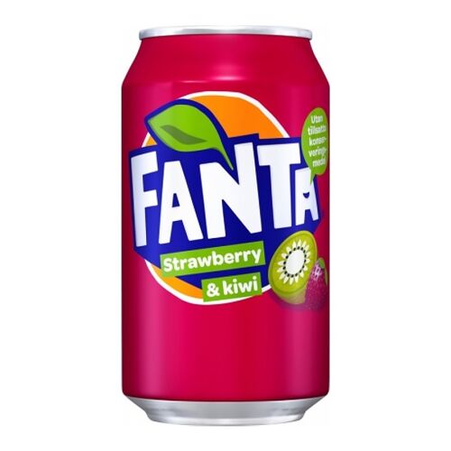 Canette Fanta - fraise & kiwi 330ML