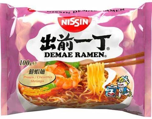 Nissin demae ramen Crevettes 100g