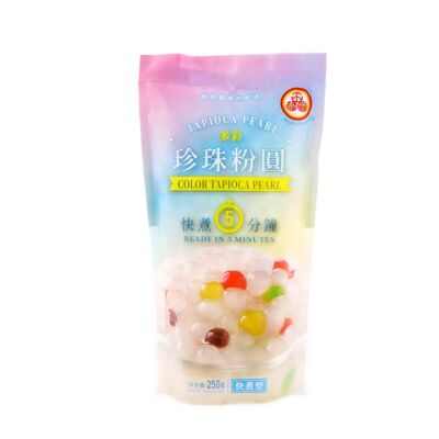 Color de mezcla de mármol de tapioca para té de burbujas 250g