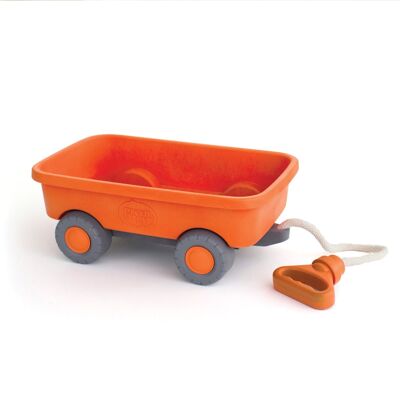 Oranger Wagen
