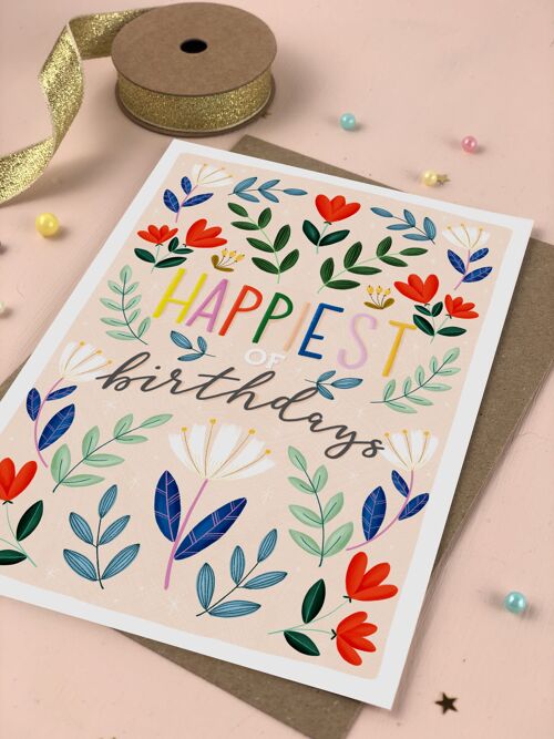 Happiest of Birthdays birthday card