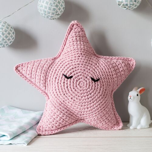 Star Cushion Cover Easy Crochet Kit