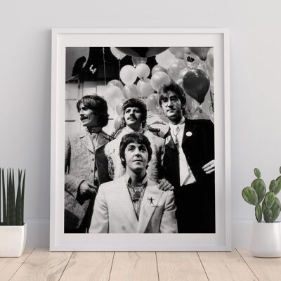 Die Beatles – Ballons – Premium-Kunstdruck im Format 11 x 14 Zoll