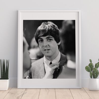 Los Beatles - Paul Mccartney - Impresión de arte premium de 11X14"