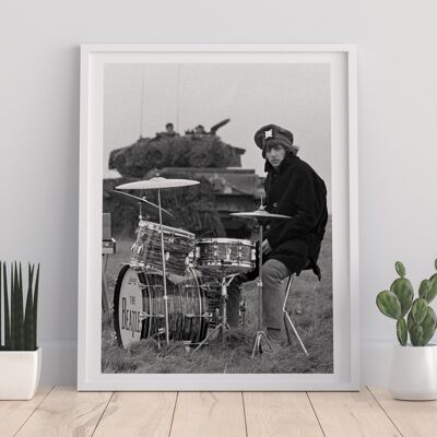 The Beatles - Ringo Starr - 11X14” Premium Art Print - I