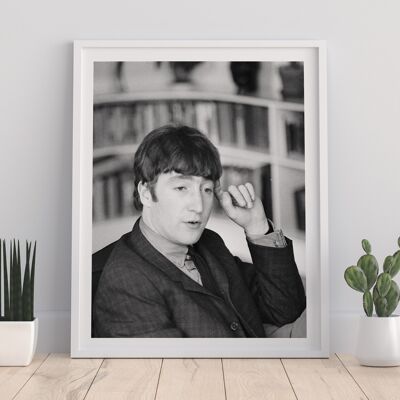 The Beatles - Retrato de John Lennon - Lámina artística premium