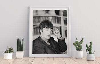 Les Beatles - Portrait de John Lennon - Impression d'Art Premium