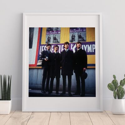 The Beatles – Les Beatles Farbe – 11 x 14 Zoll Premium-Kunstdruck