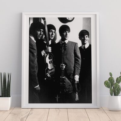 The Beatles - Foto de la banda - Paul y John Lámina artística