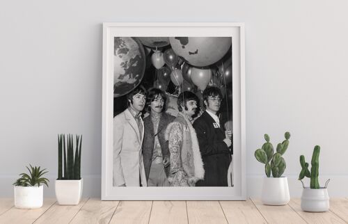 The Beatles - Holding Balloons - 11X14” Premium Art Print