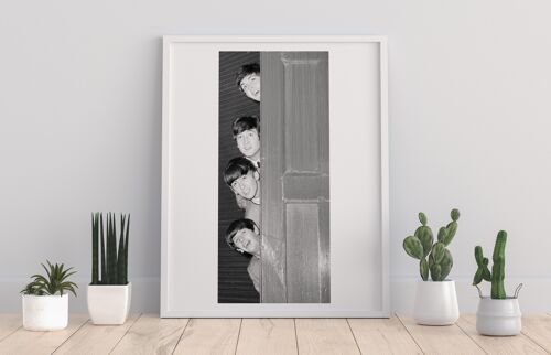 The Beatles - Heads Round A Door - 11X14” Premium Art Print