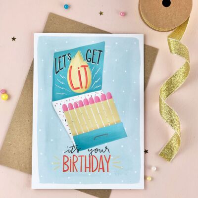 Have a Lit Birthday Card