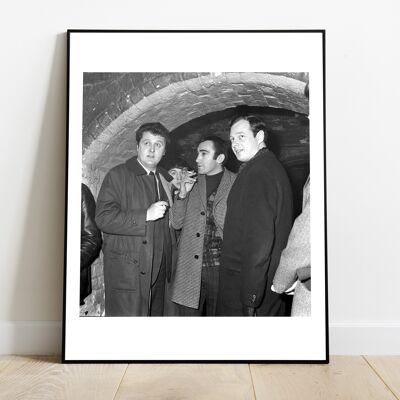 Lionel Bart, Alun Owen, Brian Epstien Kunstdruck