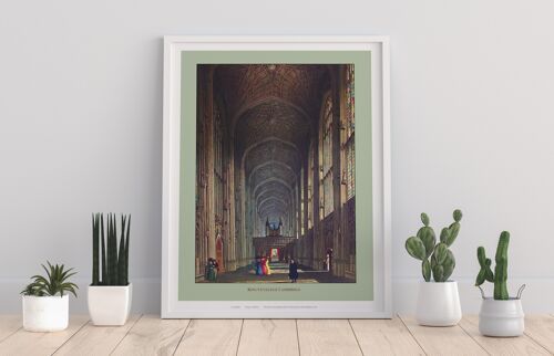 Inside King's College - 11X14” Premium Art Print