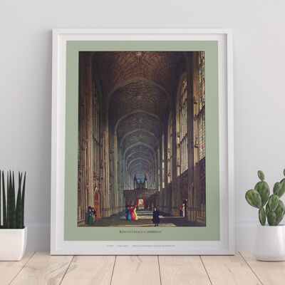 Inside King's College - 11X14” Premium Art Print